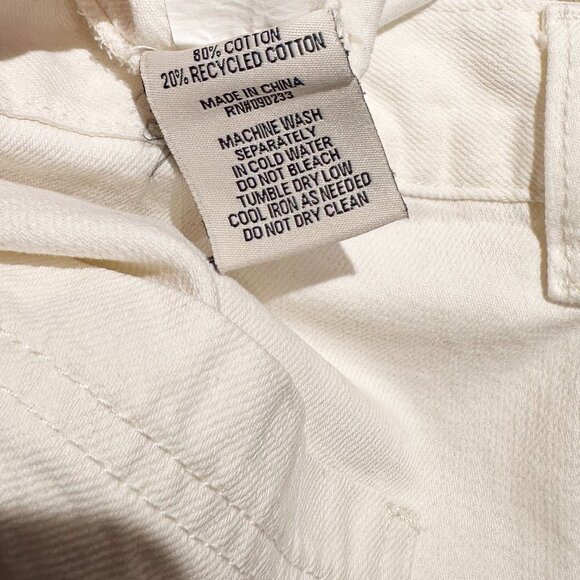 Pacsun Colour Range Carpenter Jeans Pants White M Waist 36 Recycled - Picture 10 of 11